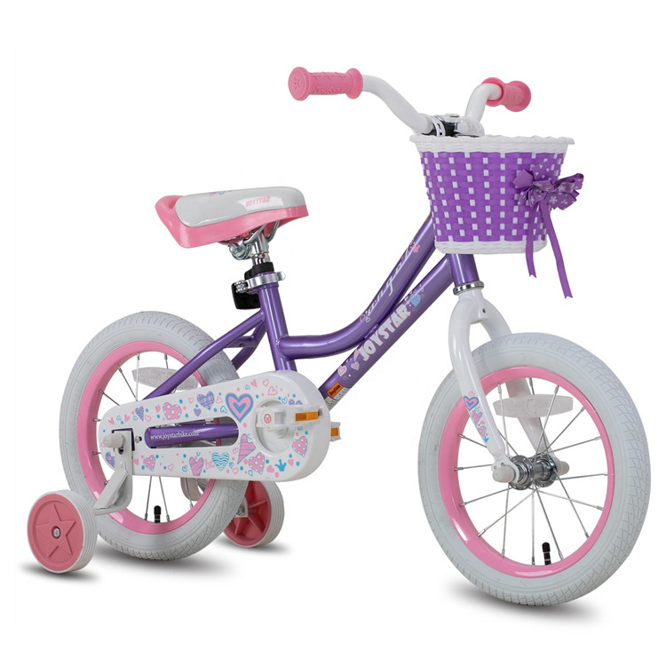 JOYSUN Professional 12 14 16 18 Inch Steel Fork Kids Bike Girls Bicycle with Child Doll Seat for 2-9 Years Old Children