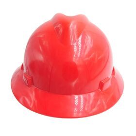 Wide brim Workers wearing good quality cowboy full brim safety hard hat safety helmet with lamp hook in CE standard