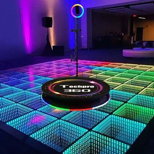 2024 New Technology Led Car Floor Mat Commercial Rental Wooden Sprung Dance Floor