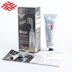 Private Labels OEM Custom Daily Easy Use Perfume Permanent Hair Coloring Cream FastColor Hair Dyeing Comb