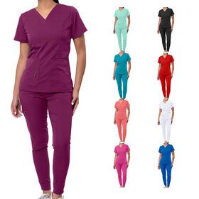 Design Scrubs Uniforms Sets High Fashion Medic Uniforms Hospital Scrub Tops Pants Joggers Uniforms