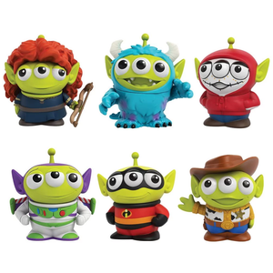 Mini Action Figure  cartoon character Figure Alien Remix 3-Inch Set Models Toys