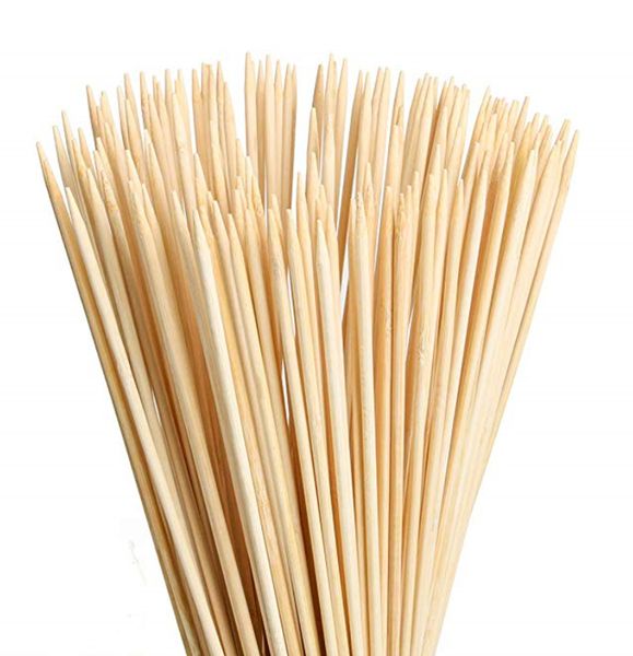Wholesale Restaurant Disposable Beef And Lamb Snack Round Bamboo Stick Skewers