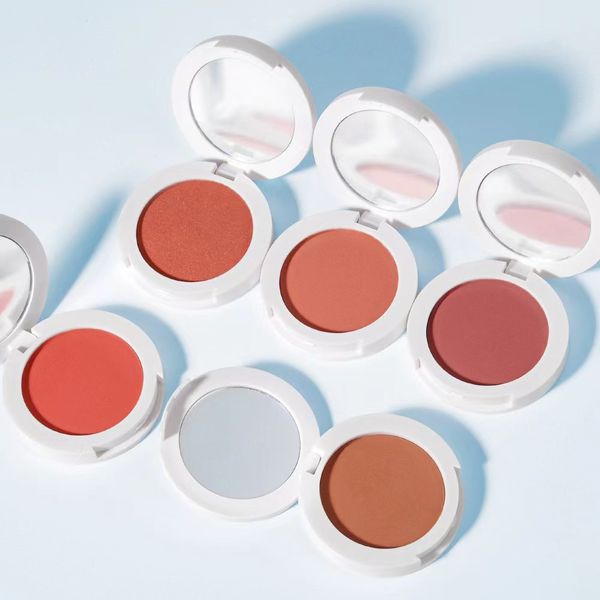 Vegan long lasting custom blush circular packaging for formal occasions