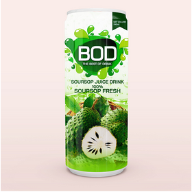 Soursop Juice Drink Best Tropical Fruit Juice from Vietnam Supplier Beverage Normal can 250ml
