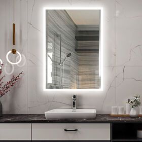Rectangle Lighted wholesale price Backlit Home Bath Anti Fog Bathroom Smart Mirror With Led Light