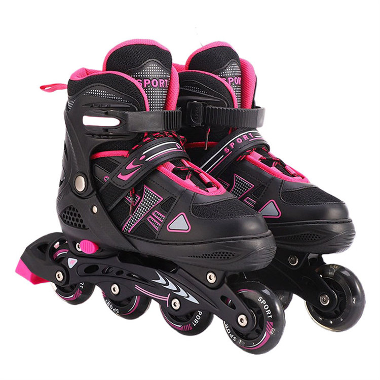 Hangzhou Mingyue Sports Goods Co., Ltd. Hot Selling Roller Skates Adjustable 4 Wheels Flashing Wheels Skating Shoes for Boys