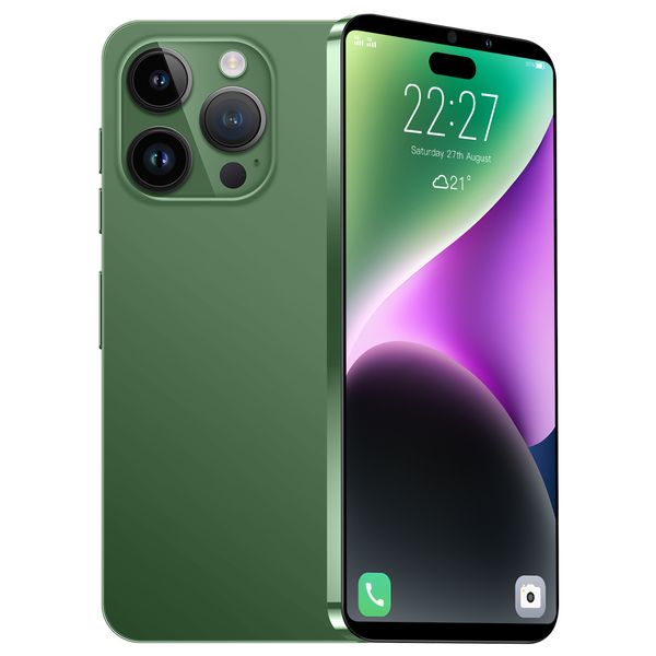 15 Pro Max 7.3inch Android 16gb+512gb Mobile Cell Phone Android 13 Smartphone Unlocked Mobile Phones For I15
