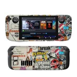 Sticker Custom Cartoon Scratch-Resistant Protective Consoles Skin Sticker For Steam Deck Game Console Sticker