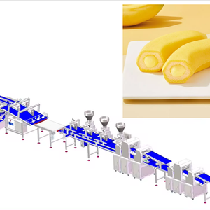 Guangzhou Huide  Hot selling Banana Shaped Flavored Bread Production line Banana Bread forming Line