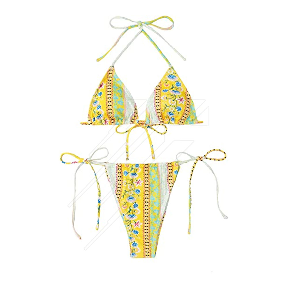 FUS SPORTS 2023 Summer Two Piece Fitness Swimwear Bikini Set Adjustable New Arrival Hot Product Women Bikini Set