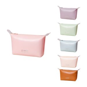 Wholesale Custom Logo Printed Organizer cosmetic pouch Carry All Pouch Fashion Toiletry Travel Makeup Cosmetic Bag