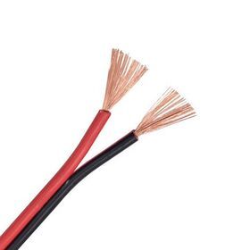 for Hi-Fi AV audio player CCA/OFC stranded copper black and red speaker cable silver speaker cable