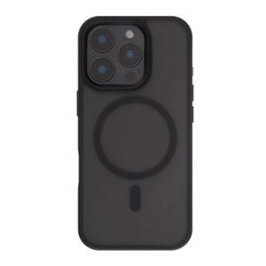 Frosty Black Titanium Phone Case For iphone 16 pro max