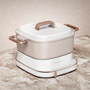 Travel pot Portable small electric boiling water pot multifunctional cooking three-step temperature adjustment frying pan