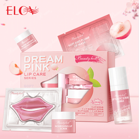Beauty Lip Care Kit Christmas Gift Box Set Whitening Exfoliating Dead Skin Remove Moisturizing Lip Care SetPopular