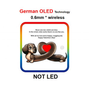 Light up illuminate oled sticker. Make your own design.0.6mm thickness, German tech cellphone screen tech.wireless wireless