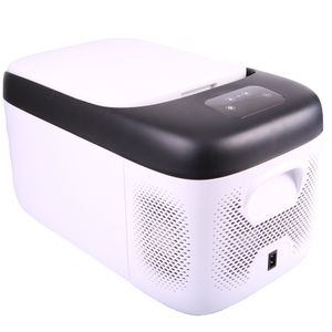 Portable Mini 12V Car Frid Freezer Single-Zone ABS Material Camping Refrirator 24V Ice Maker with Compressor