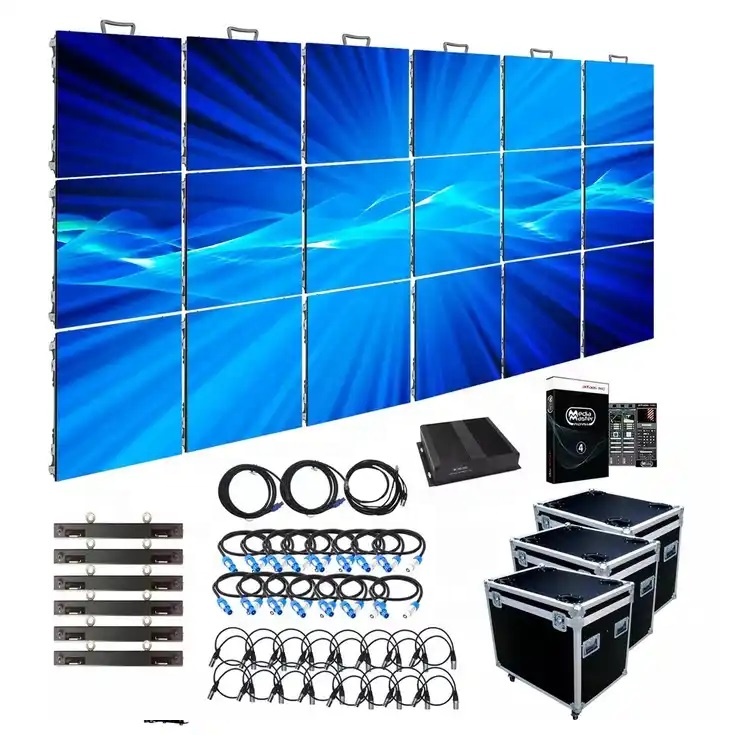 P4.81 500x500  full color led display module price indoor rental  led screens