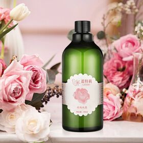 Private Label 450ML Spray Facial Toner Organic Natural Rose Water  Moisturizing Rose Hydrosol in bulk Face Toner