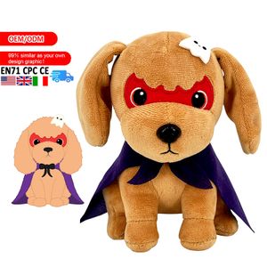 ASTM CPC Halloween Teddy Puppy Plushies Custom Logo Stuffed Animal Plush Toy Manufacturer Handmade Super Soft Cute Dog Doll Gift