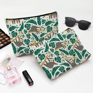 Travel Toiletry Bag Cosmetic Large Ladies Makeup Cute Organizer Bags For Women Brush Make Up All Over Print Cometic Bag