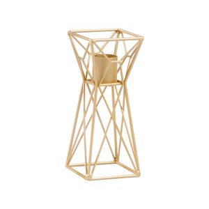 Romantic table decoration candlestick ornaments spot wholesale creative hollow metal candlestick single-head candle holder