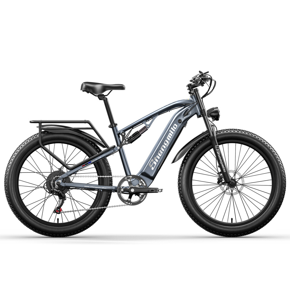 Shandong Laike Industry And Trade Co., Ltd. Shengmilo S600 48V 2000W BAFANG Electric Bike 26\" Fat Tire 17.5 AH Lithium Battery Long Range 50KM Moped Emtb Hybrid EU/US