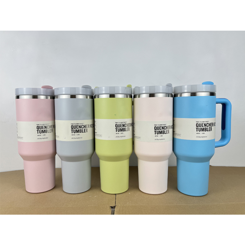Fuzhou Fengjie Kaihang Trading Co., Ltd. New Arrival 2024 Stanyes 40 oz Double Wall Stainless Steel Camping Cup with Handle for Water for Sports
