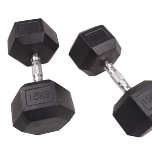 fitness factory home gym equipment free weights 25 lbs dumbbells set hex dumbbells gym set rubber coated hexagon dumbbells