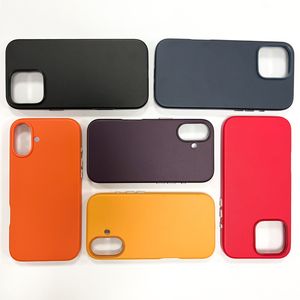 Mobile Phone Leather Case For iPhone 16 Pro PC PU Leather Case Anti Scratch