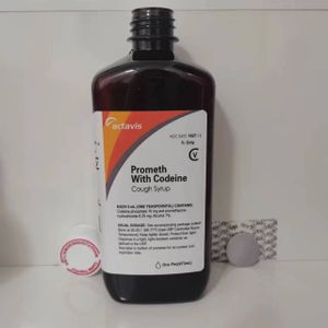 Empty 473ml 16oz Quagen Tris Wockhardt Prescription Cough Syrup Lean Bottles Medicine Amber Plastic Bottle With Qr Code And Seal