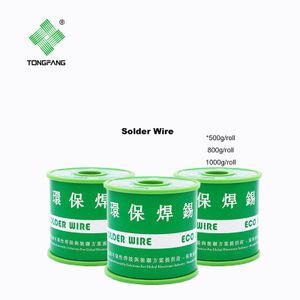 TONGFANG Sn99.3Cu0.7 Lead-free Rosin-cored Solid tin wire high quality for PCB electronic circuit boards