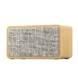Christmas Gifts Factory Price Super Bass Classic Wireless Wooden Computer Mobile Portable Mini Bluetooth Speaker