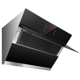 double motor side chimeny range hood mounted kitchen hood range touch screen range hood