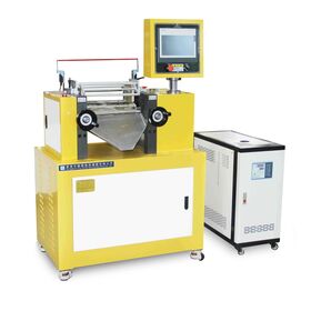 Oil or electric heating Lab rubber two roll mills/rolling mill machine with PLC control