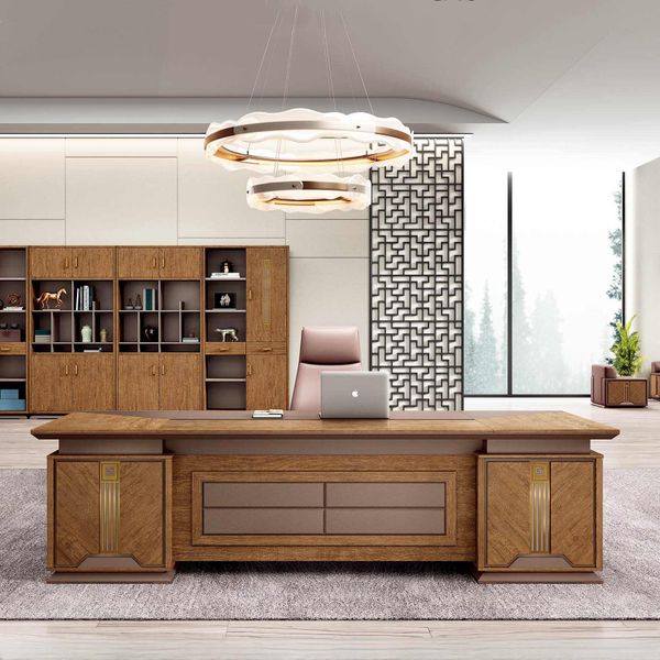 Office Furniture Boss Office Table L-shaped Large Executive Office Table Melamine Luxury Desk Ceo Desk