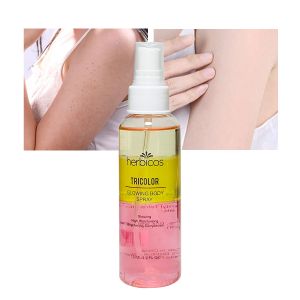 Custom Tricolor Glowing Body Mist Spray For Woman