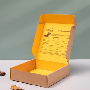 OEM Custom Logo Printed Luxury Corrugated Folding Kraft pet Paper Packaging Box Cardboard Shipping Mailer Box