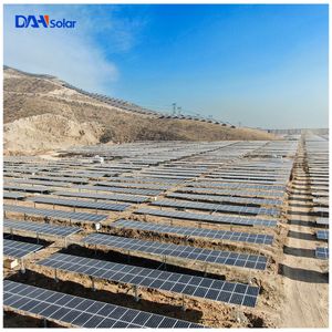 Follow Sun Solar Mounting System 1mw 10mw Flat Single Axis Tracking System For Solar Panel