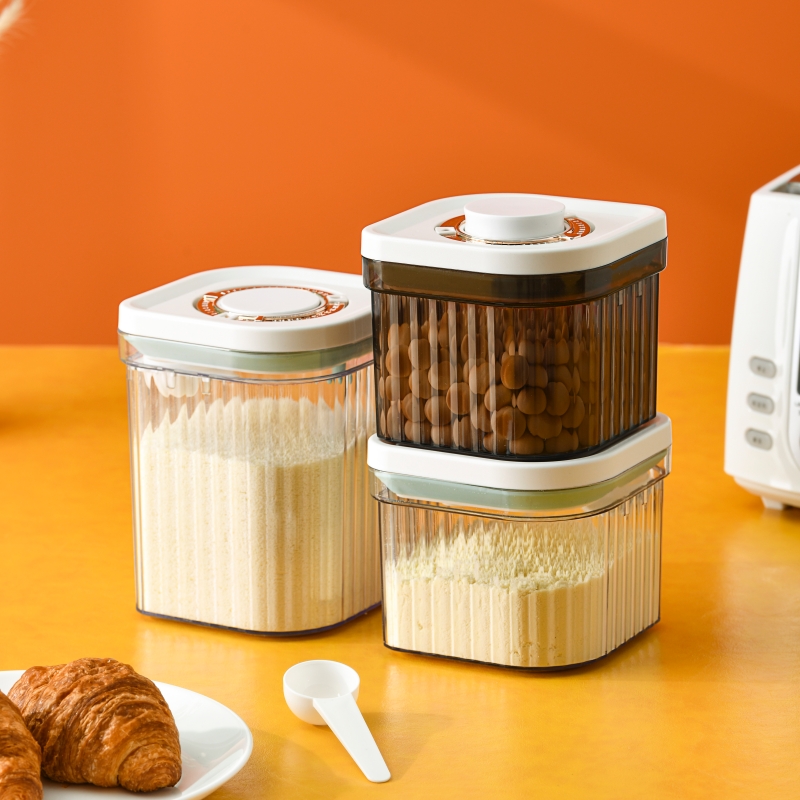 Taizhou Kuke Mother & Baby Product Co., Ltd. 2023 New Idea Food Grade Material Multi Storage Container Press Open Baby Milk Powder Dispenser Box