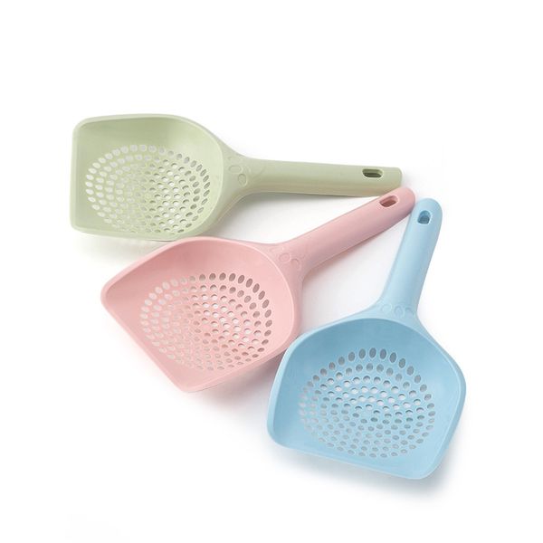 Cat Litter Shovel Pet Cleaning Tool Macaron Color PP Cat Sift Scoop Wholesale Suppliers