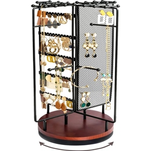 Wire Grille Hanging Hook Display Rack Rotating Metal Custom Logo Advertising Custom Size Accepted 10 Years Experience Morden