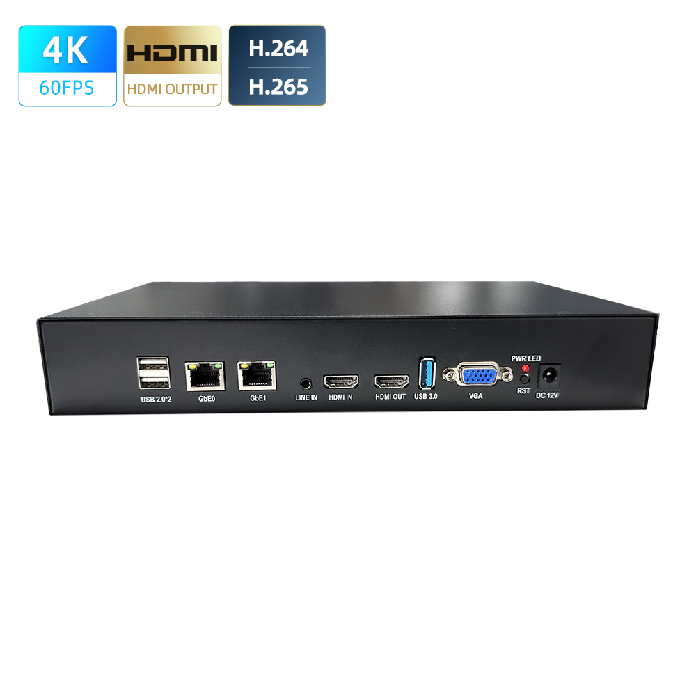 HD-MI  4K60FPS HD encoding h.264 h.265 Streaming professional broadcast, video conference, online teaching video encoder