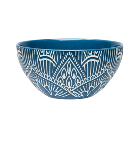 Factory Direct Sale Classic Lala Mandala Durable Porcelain Bowl Ceramic Material Tableware