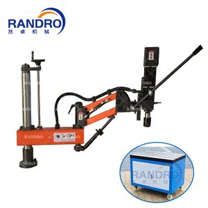 Randro manual automatic magnetic drill servo cnc arm type M16 M24 drilling and tapping machine