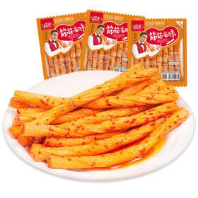 34g bags Chinese Snacks Mala Bean Snacks Gluten Sticks Latiao Sharp Taste Hot Spicy Strip Grain Snacks