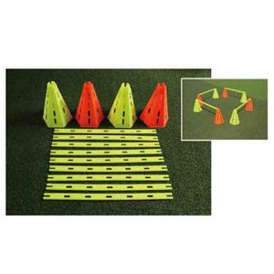 MK-8992-A Manufacturer OEM design plastic agility cone hurdles set/soccer training equipment