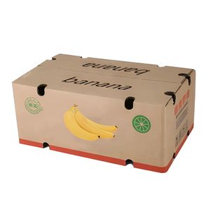 Wholesale Factory Banana packaging box heavy duty cardboard corrugated recyclable banana packing carton boxes