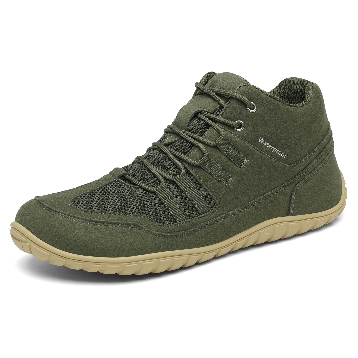 Men Mountain Outdoor Sport Comfortable Anti Slip Durable Ankle Lace Barefoot Climbing Trekking Hiking Shoes For Men